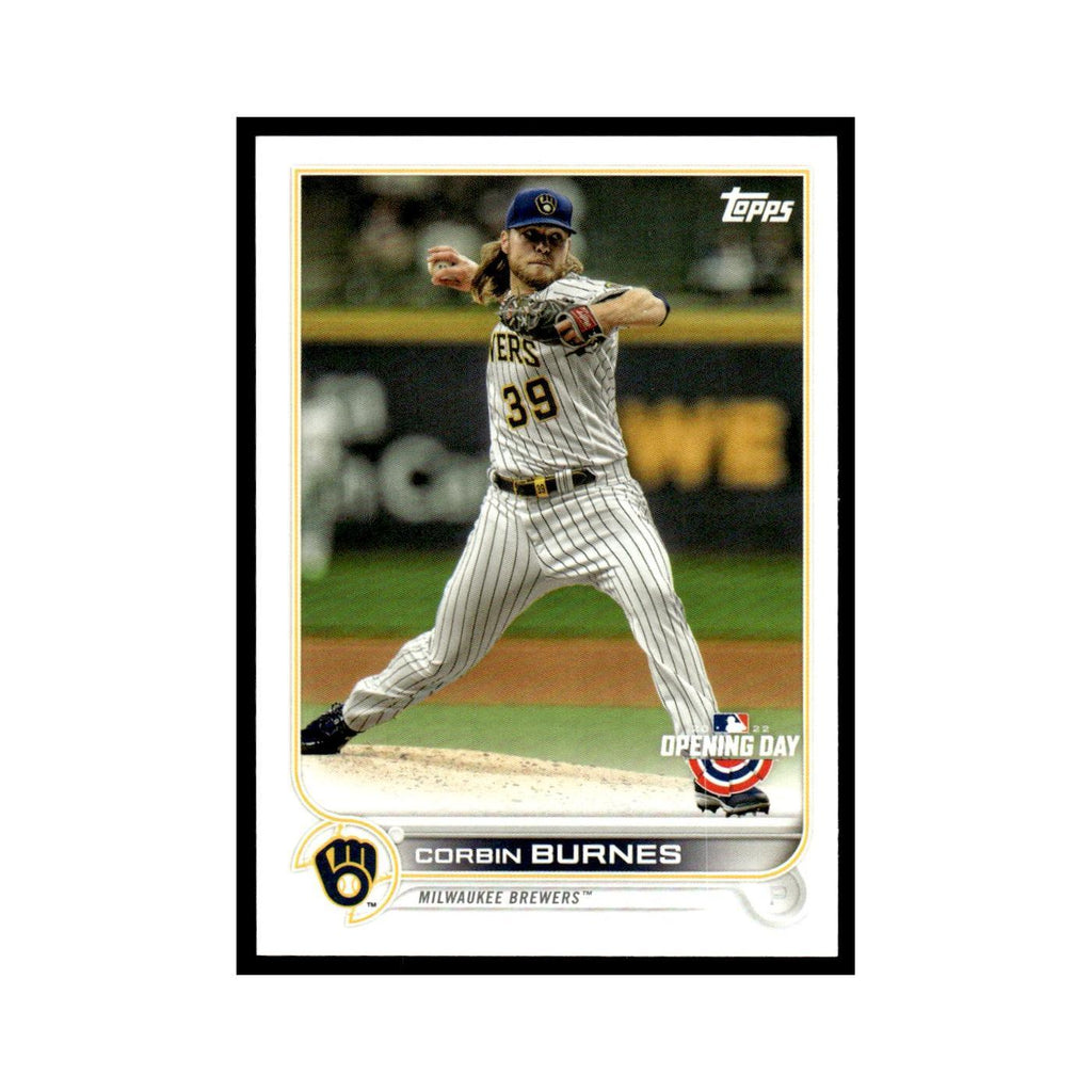 Corbin Burnes 2022 Topps Opening Day #212 Milwaukee Brewers Baseball Card NM