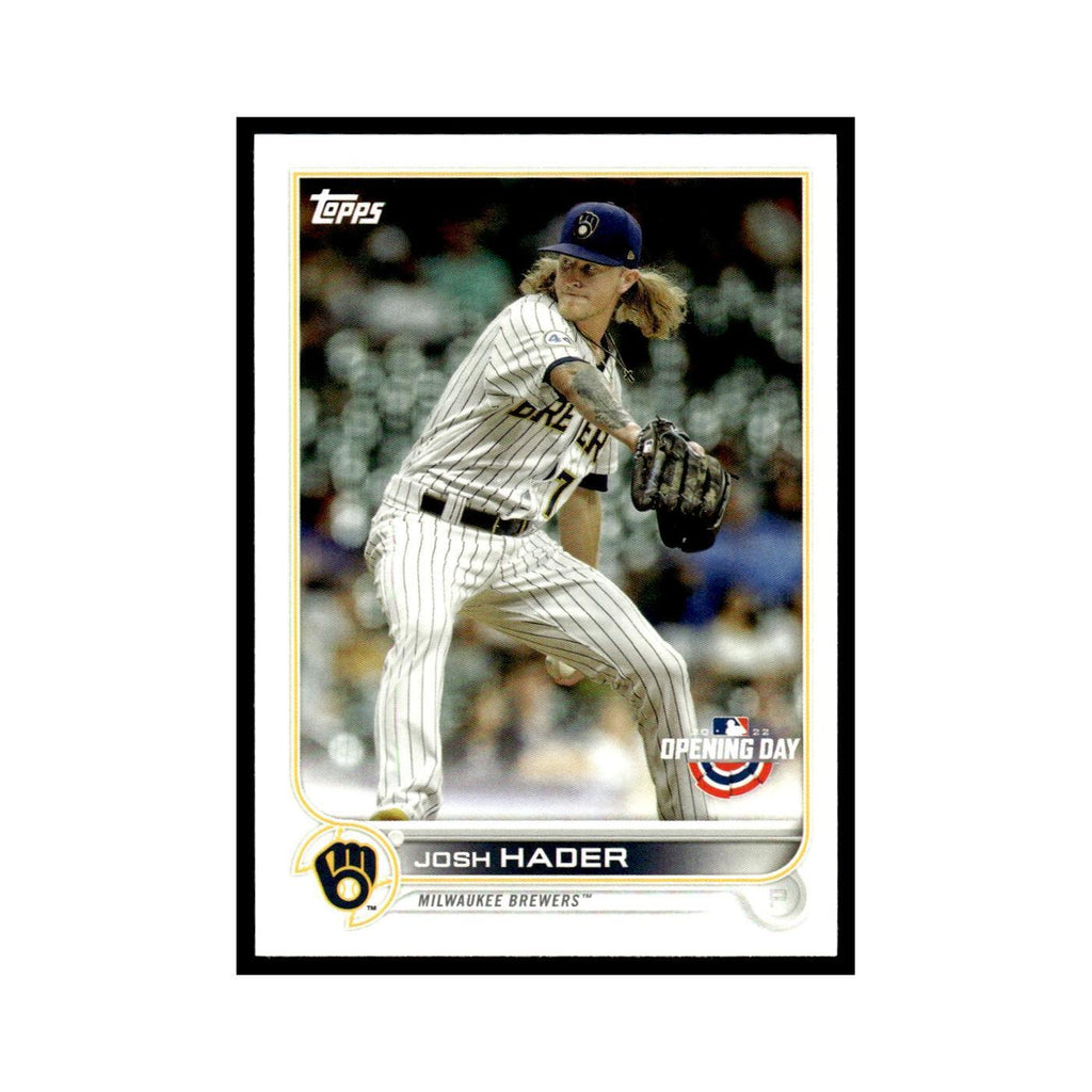 Josh Hader 2022 Topps Opening Day #29 Milwaukee Brewers Baseball Card NM
