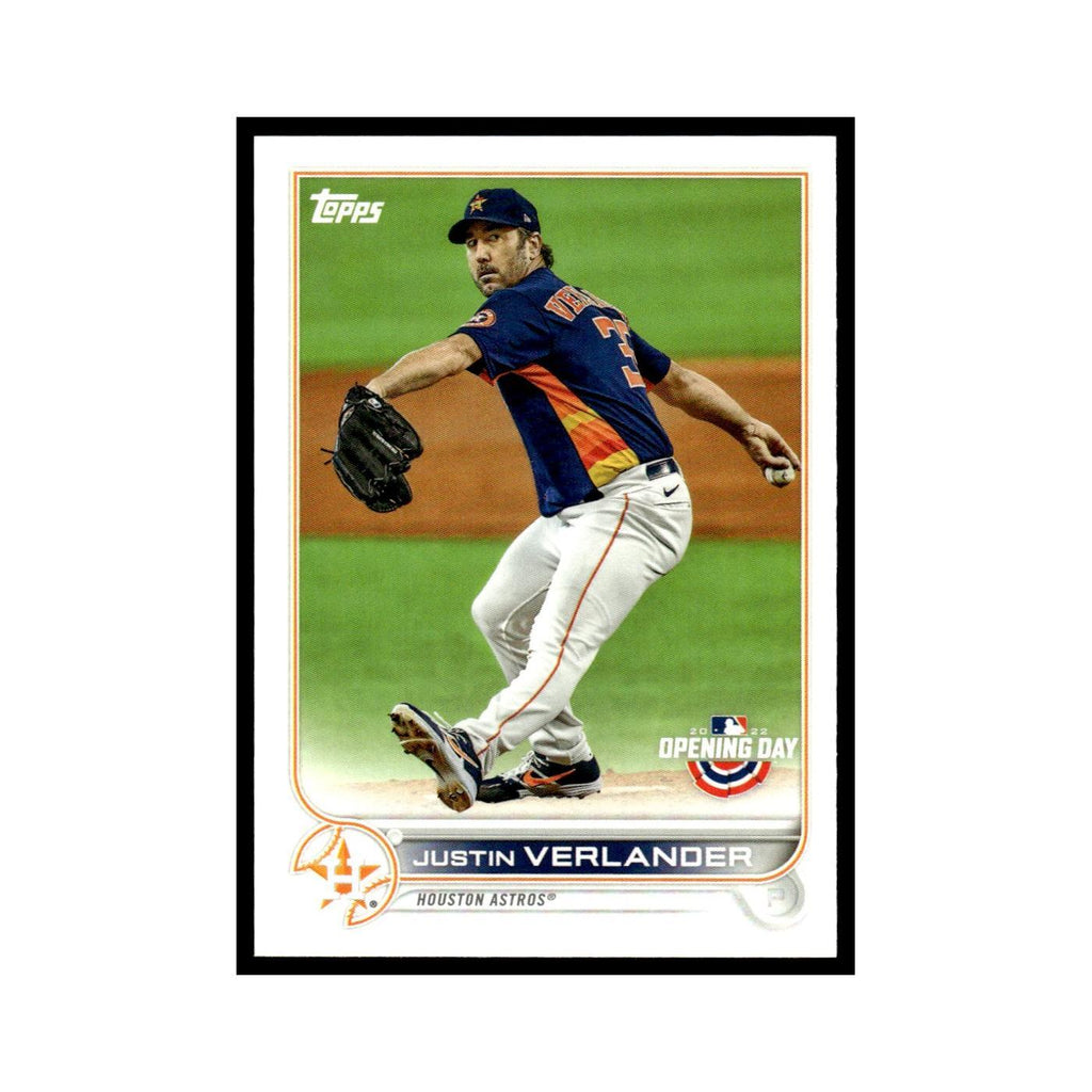 Justin Verlander 2022 Topps Opening Day #103 Houston Astros Baseball Card NM