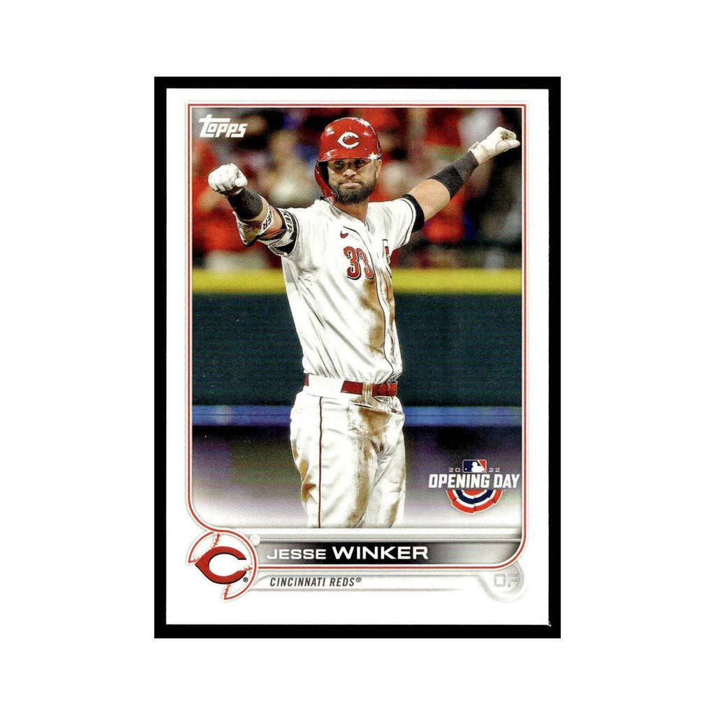 Jesse Winker 2022 Topps Opening Day #182 Cincinnati Reds Baseball Card NM