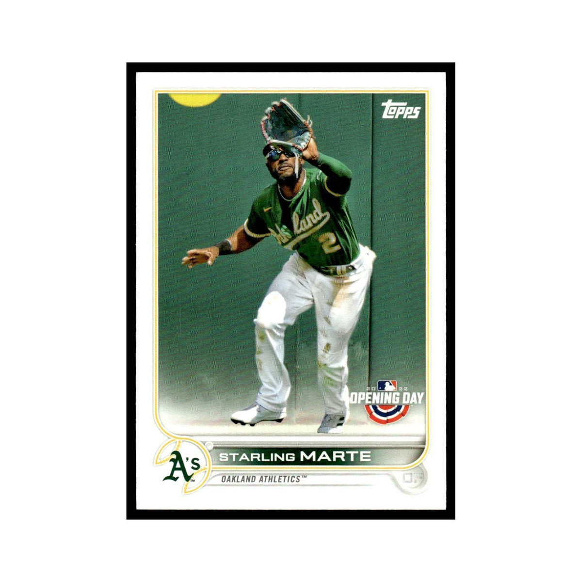 Starling Marte 2022 Topps Opening Day #151 Oakland Athletics Baseball Card NM