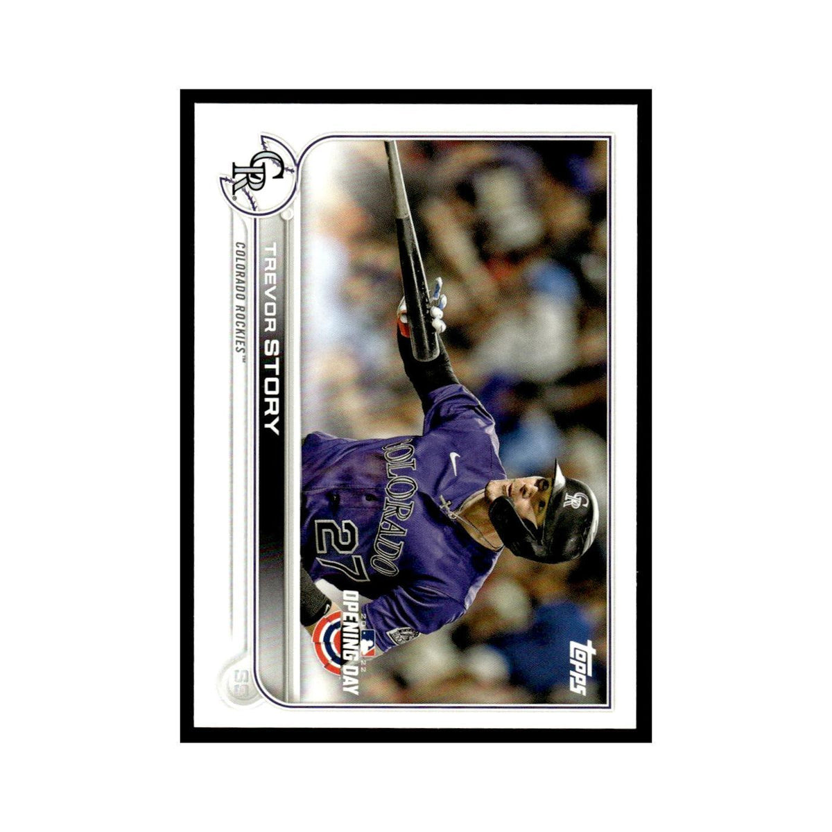 Trevor Story 2022 Topps Opening Day #177 Colorado Rockies Baseball Card NM
