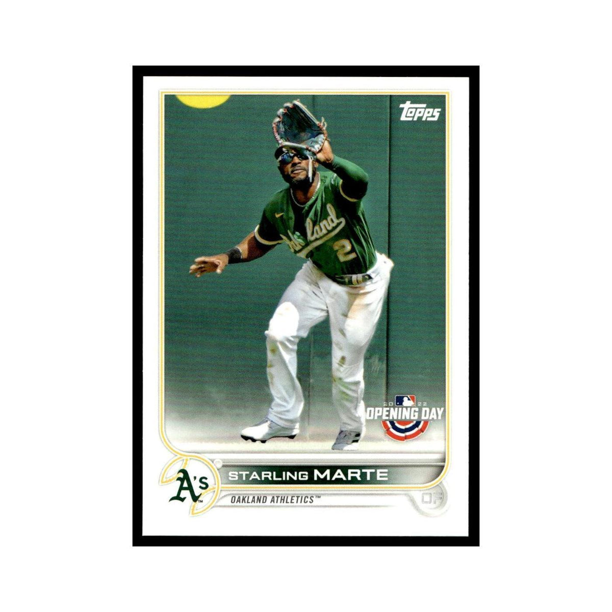 Starling Marte 2022 Topps Opening Day #151 Oakland Athletics Baseball Card NM