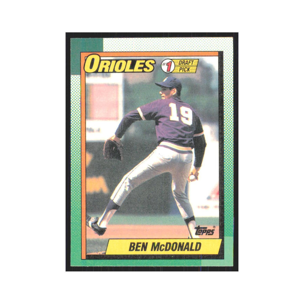 1990 Topps Ben McDonald Orioles #774