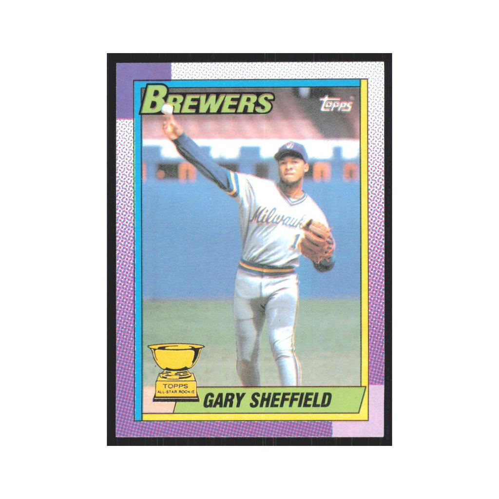 1990 Topps Gary Sheffield Brewers #718