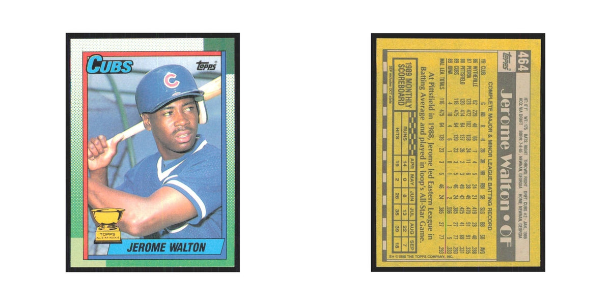 1990 Topps Jerome Walton Cubs #464