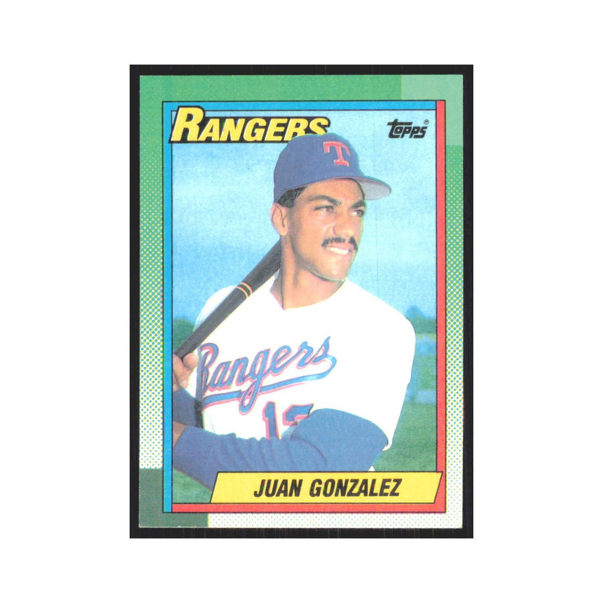 1990 Topps Juan Gonzalez Rangers #331