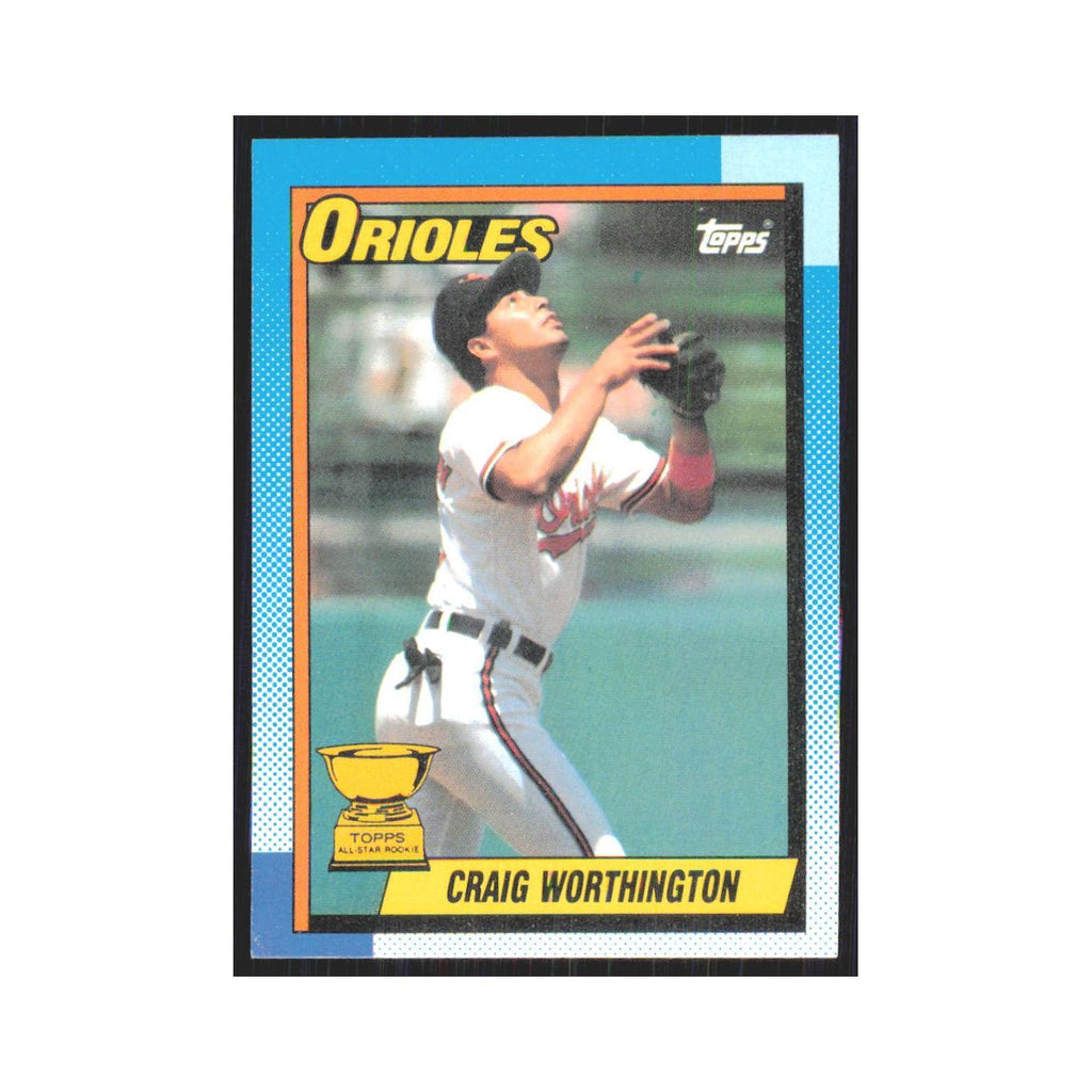 1990 Topps Craig Worthington Orioles #521