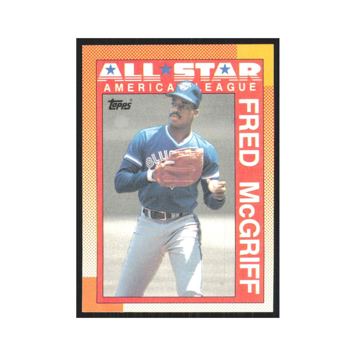 1990 Topps Fred McGriff Blue Jays #385