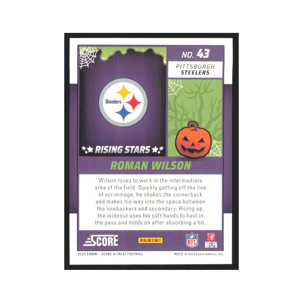 2024 Score-A-Treat Roman Wilson RC Steelers #43