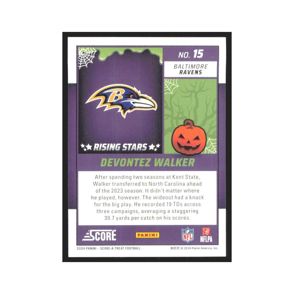 2024 Score-A-Treat Devontez Walker RC Ravens #15