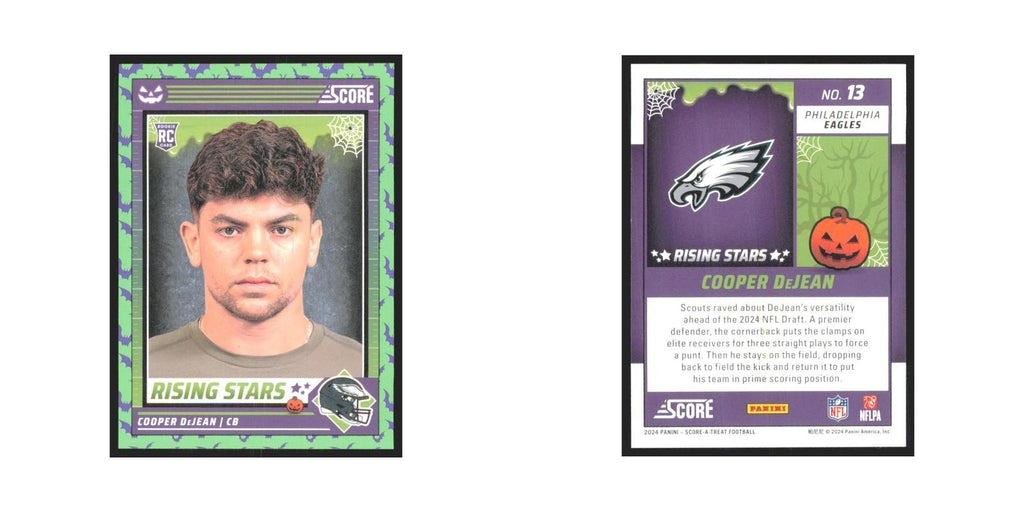 2024 Score-A-Treat Cooper DeJean RC Eagles #13