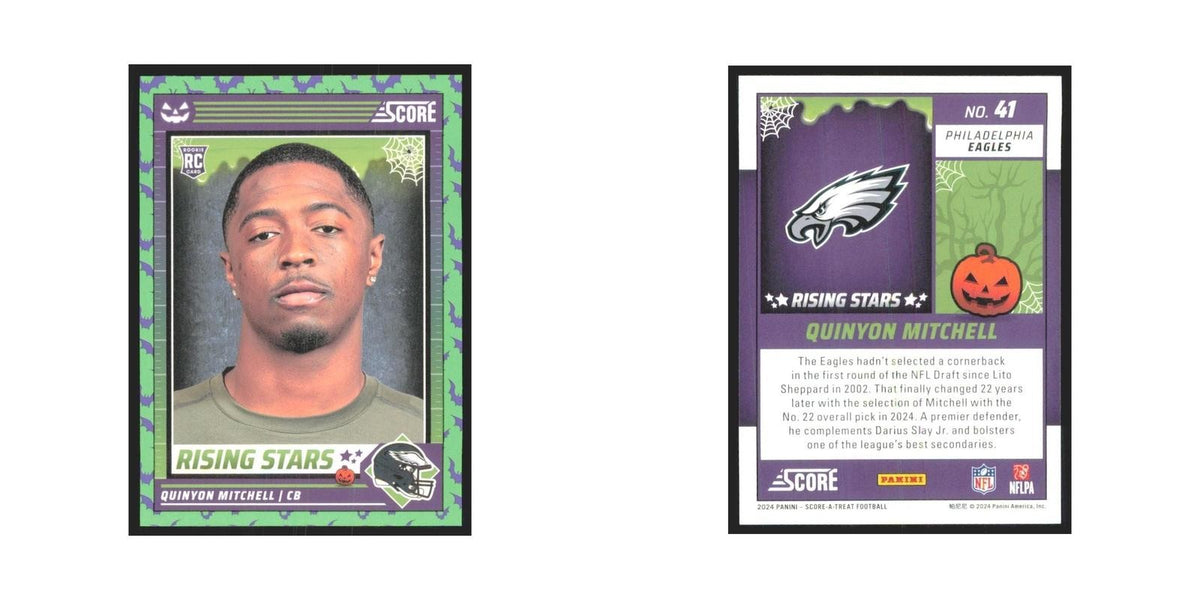 2024 Score-A-Treat Quinyon Mitchell RC Eagles #41