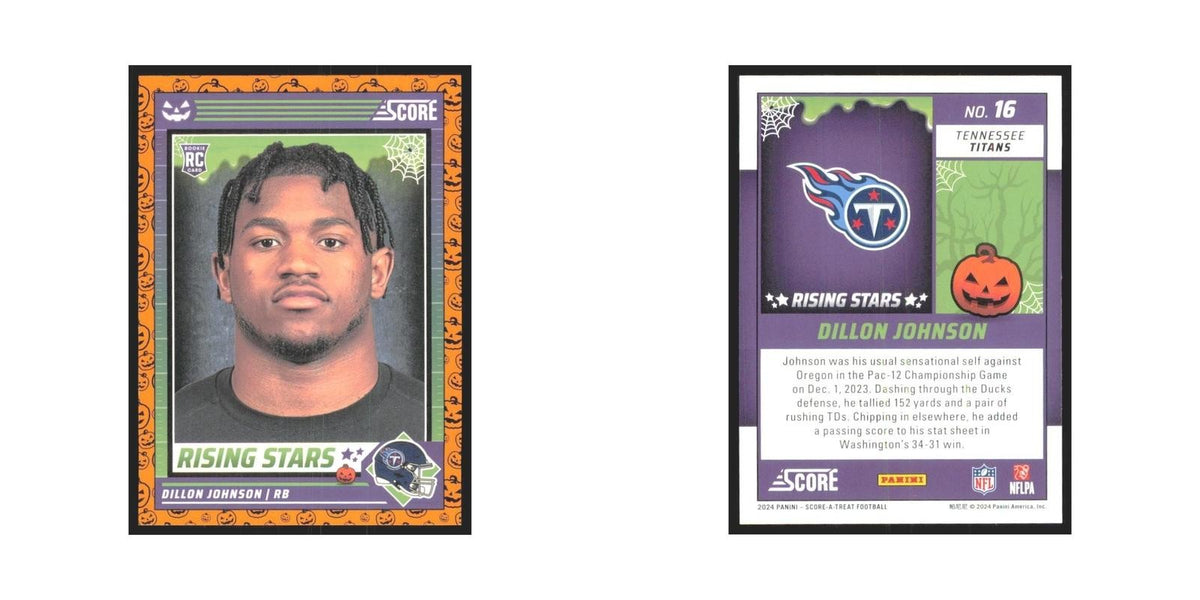 2024 Score-A-Treat Dillon Johnson RC Titans #16