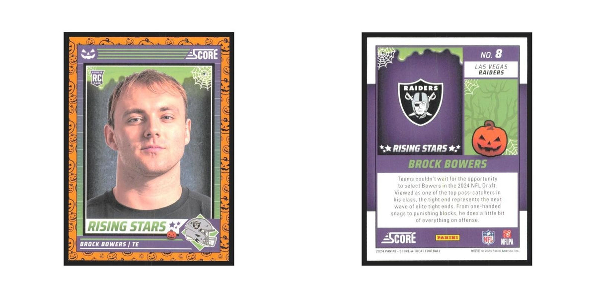 2024 Score-A-Treat Brock Bowers RC Raiders #8