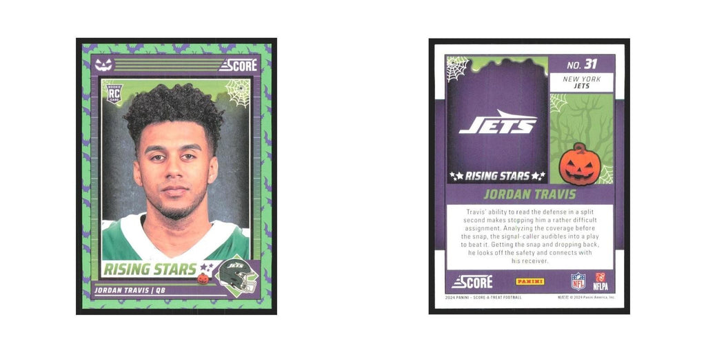 2024 Score-A-Treat Jordan Travis RC Jets #31