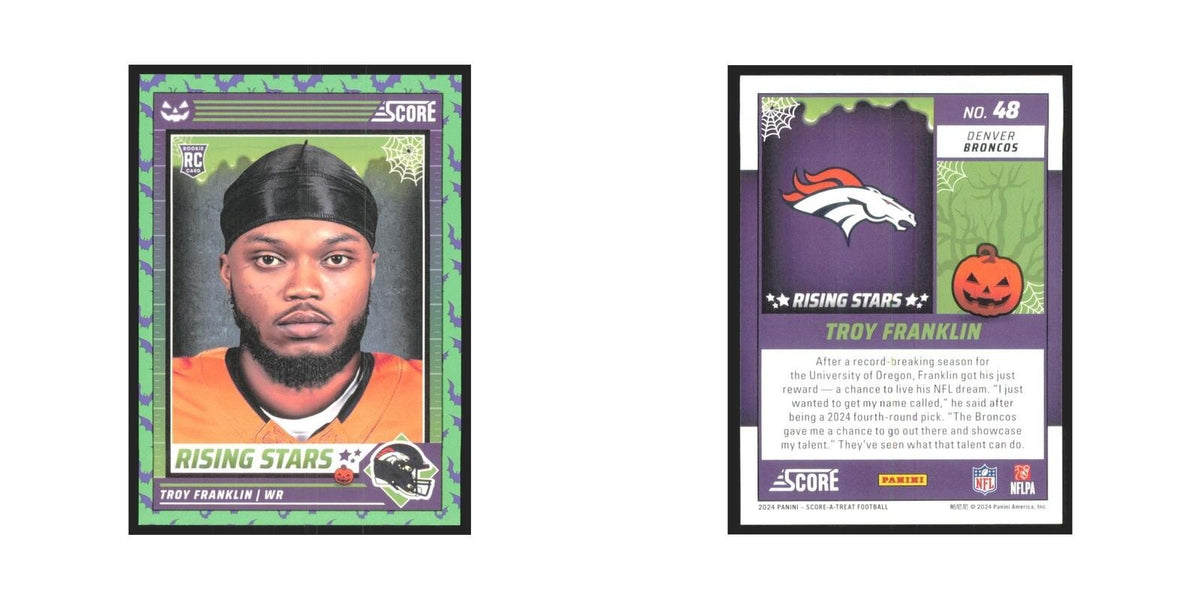 2024 Score-A-Treat Troy Franklin RC Broncos #48