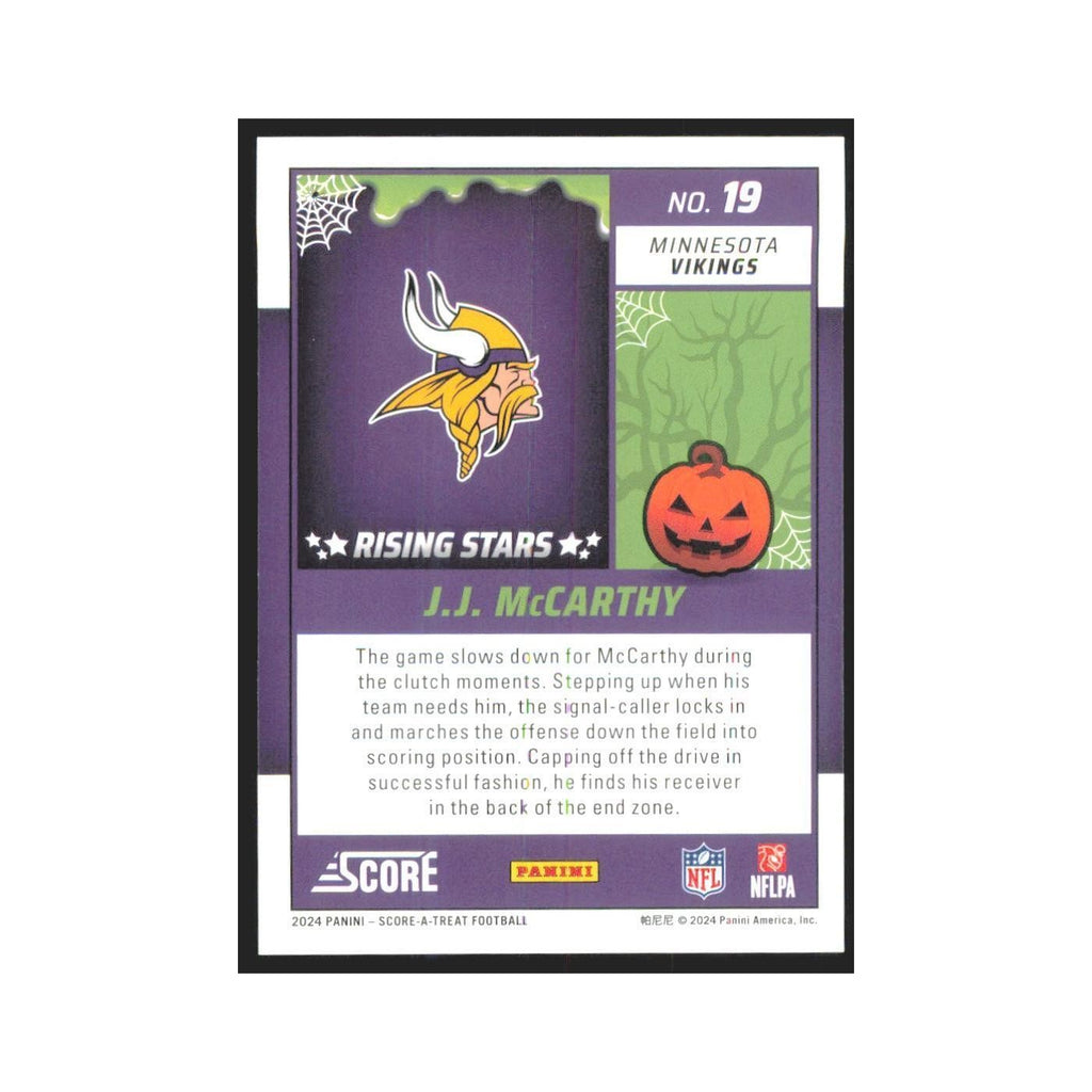 2024 Score-A-Treat J.J. McCarthy RC Vikings #19