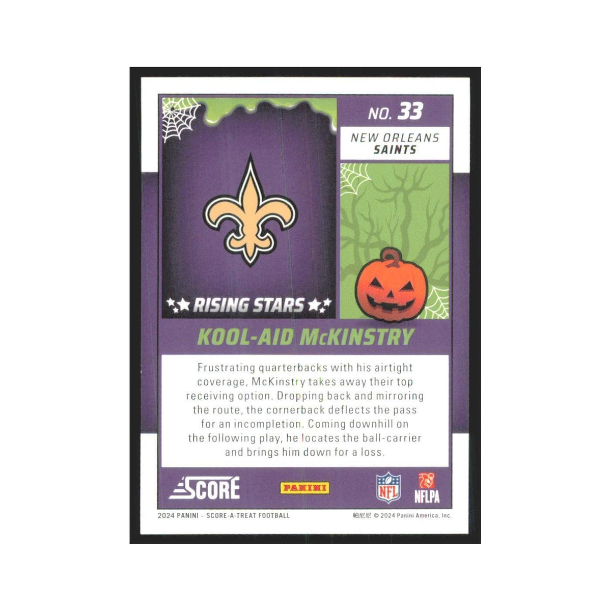2024 Score-A-Treat Kool-Aid McKinstry RC Saints #33