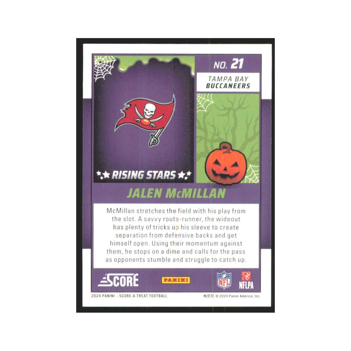 2024 Score-A-Treat Jalen McMillan RC Buccaneers #21