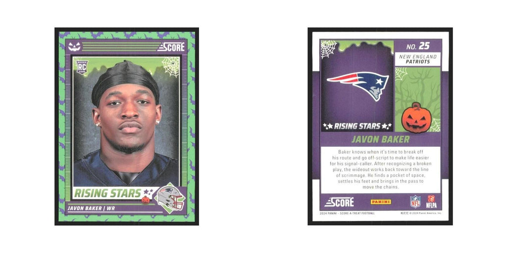 2024 Score-A-Treat Javon Baker RC Patriots #25