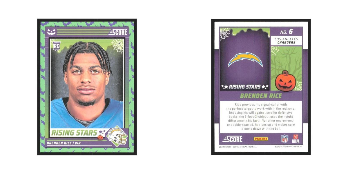 2024 Score-A-Treat Brenden Rice RC Chargers #6