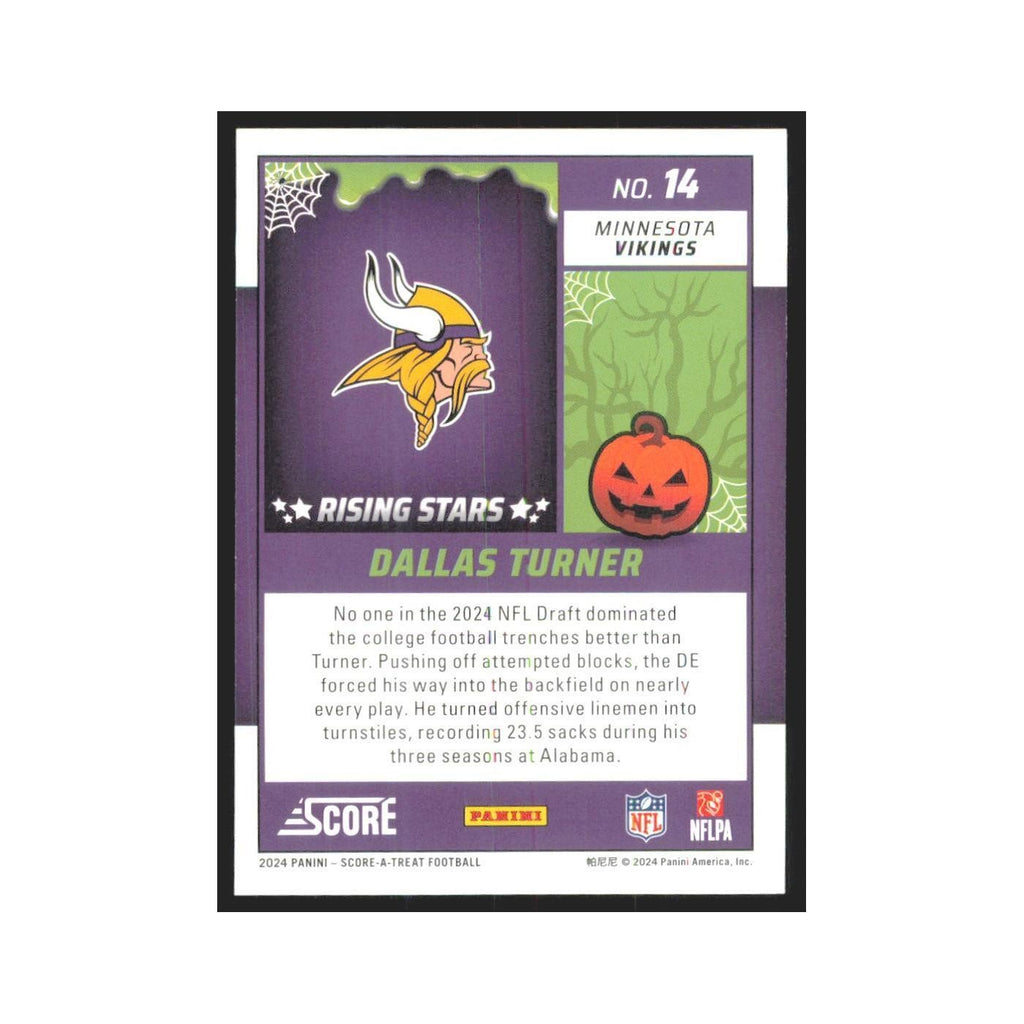 2024 Score-A-Treat Dallas Turner RC Vikings #14