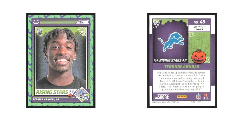 2024 Score-A-Treat Terrion Arnold RC Lions #46