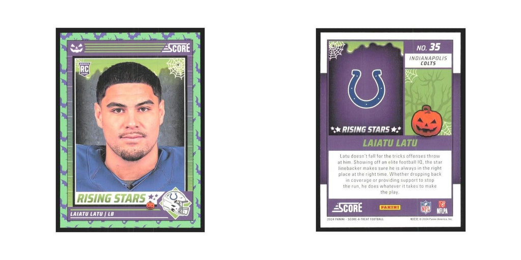 2024 Score-A-Treat Laiatu Latu RC Colts #35