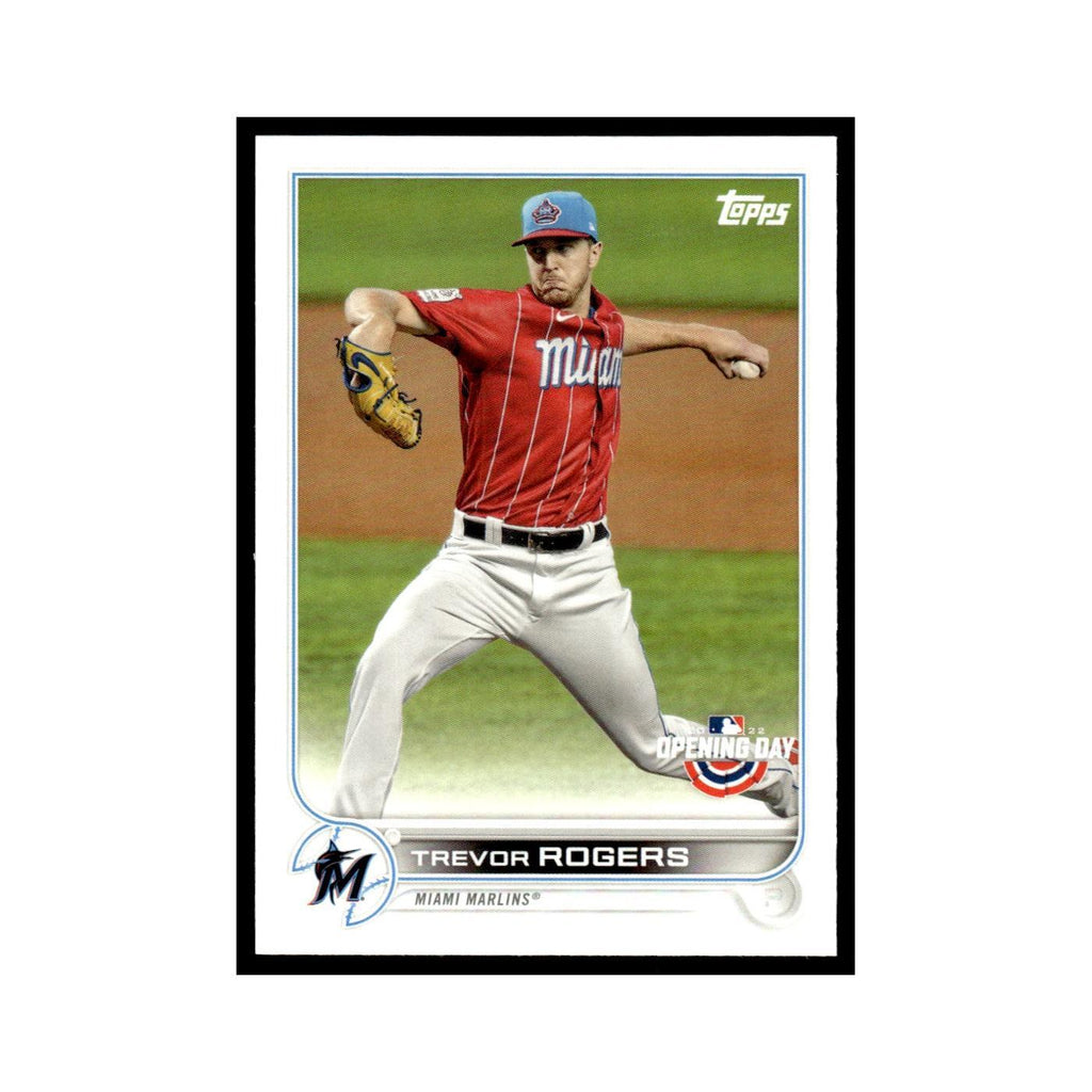 Trevor Rogers 2022 Topps Opening Day #98 Miami Marlins Baseball Card NM