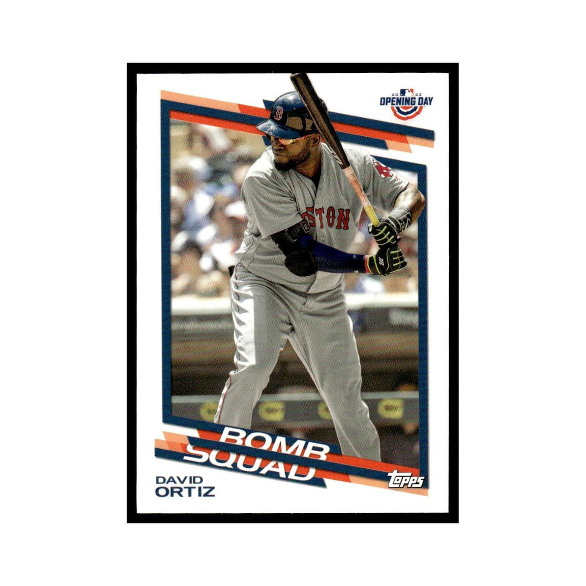 David Ortiz 2022 Topps Opening Day #BS-22 Boston Red Sox Baseball Card NM