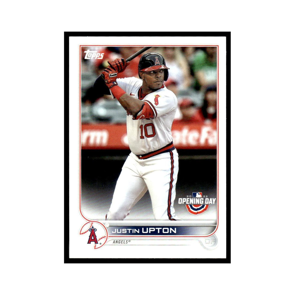 Justin Upton 2022 Topps Opening Day #139 Los Angeles Angels Baseball Card NM