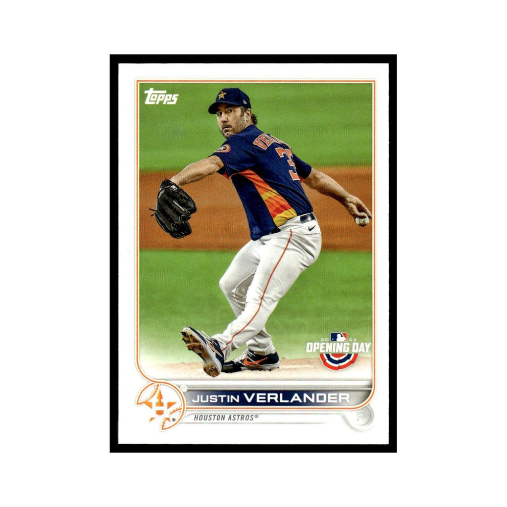 Justin Verlander 2022 Topps Opening Day #103 Houston Astros Baseball Card NM