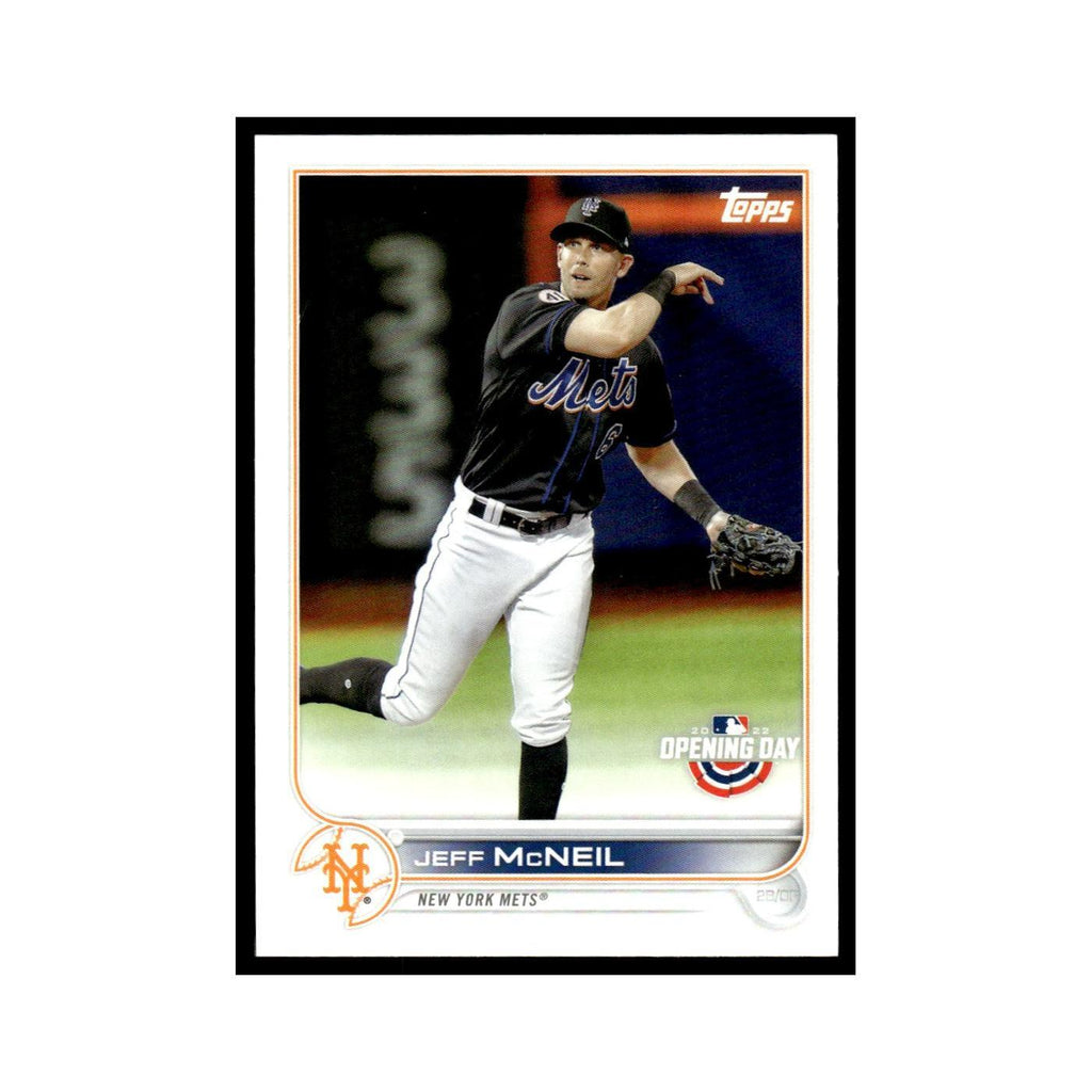 Jeff McNeil 2022 Topps Opening Day #4 New York Mets Baseball Card NM
