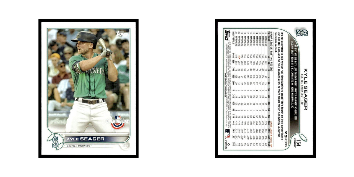Kyle Seager 2022 Topps Opening Day #154 Seattle Mariners Baseball Card NM