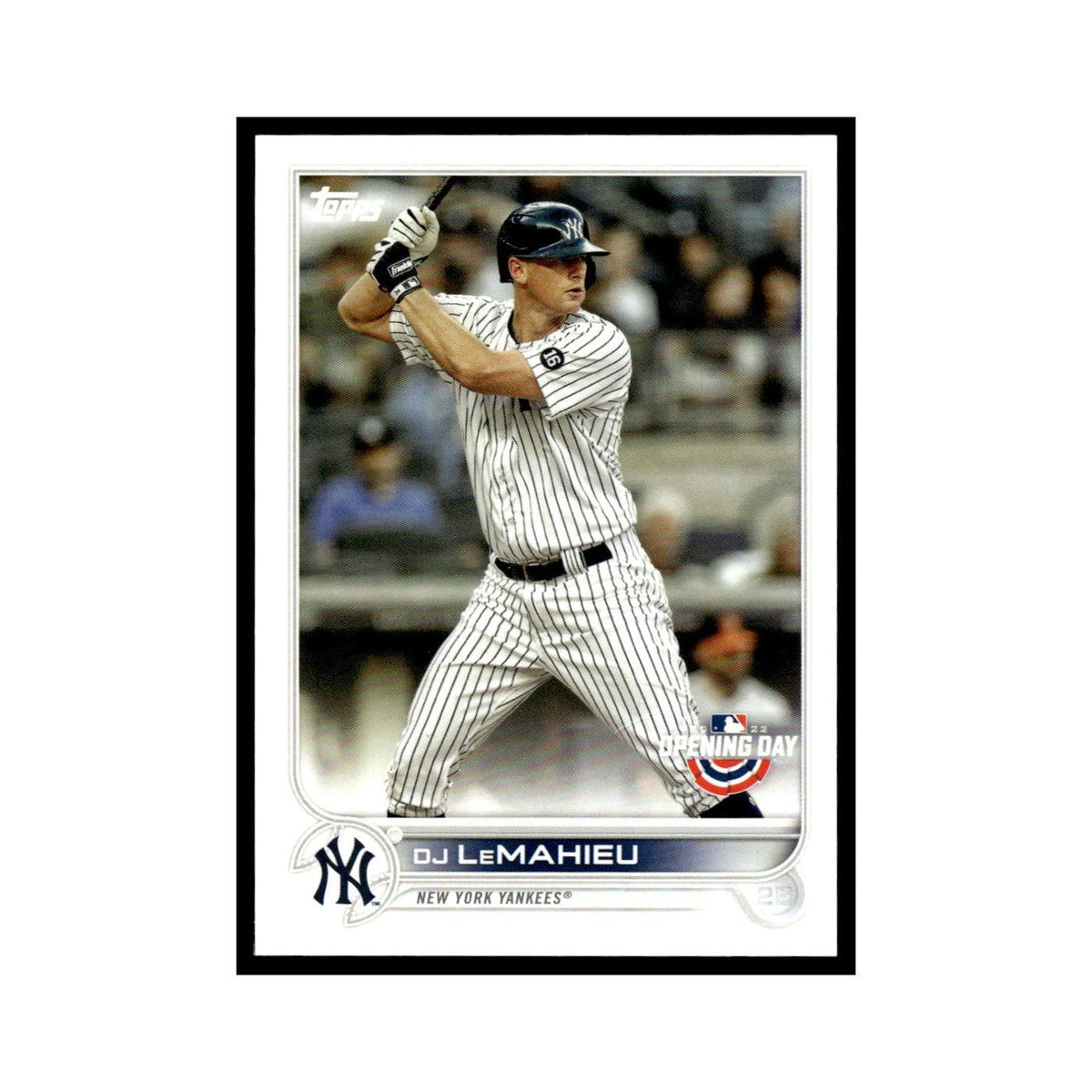 DJ LeMahieu 2022 Topps Opening Day #35 New York Yankees Baseball Card NM