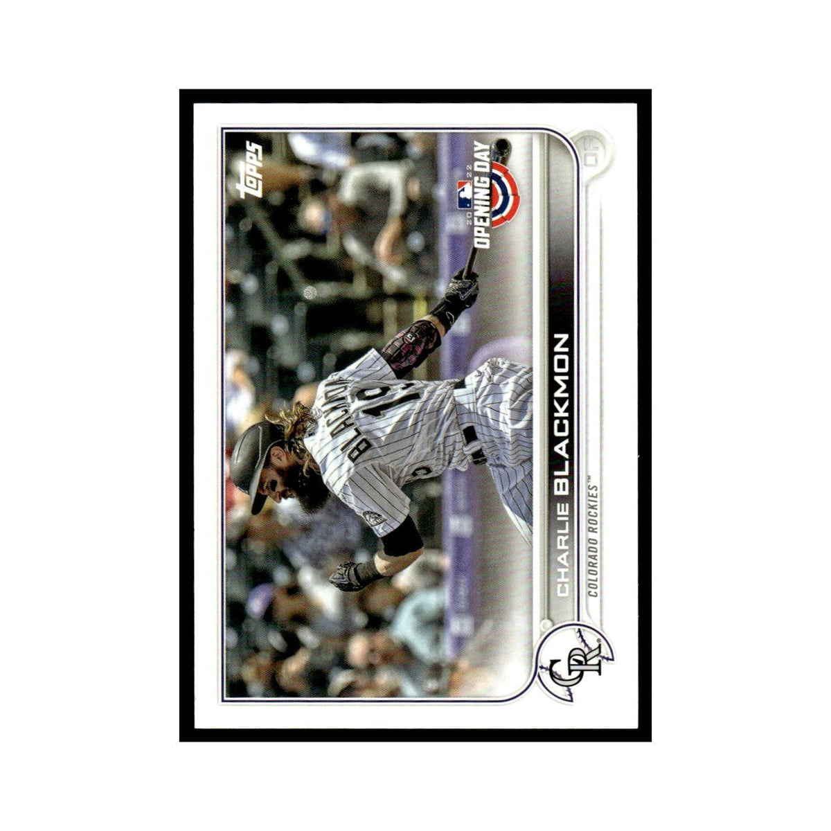 Charlie Blackmon 2022 Topps Opening Day #96 Colorado Rockies Baseball Card NM