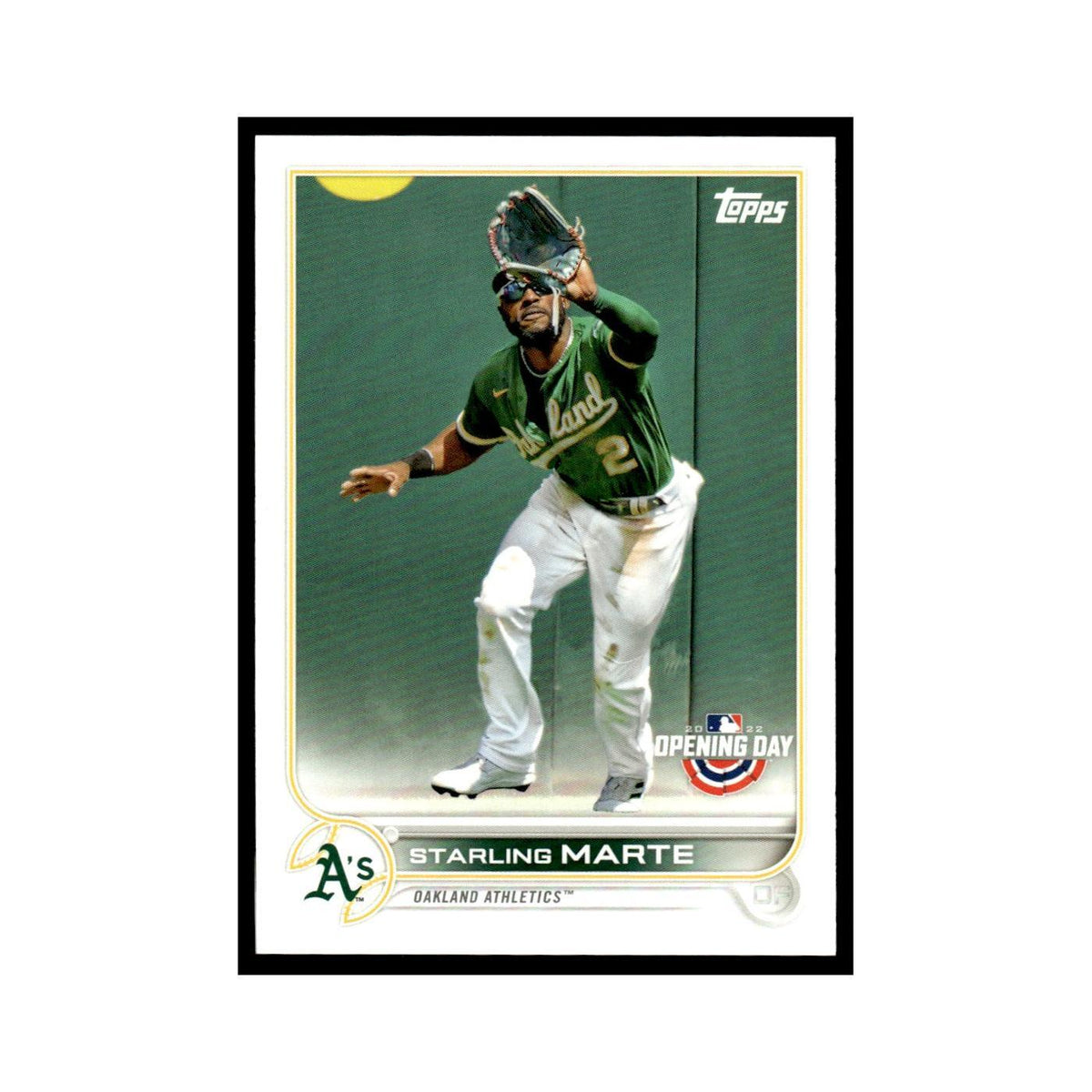 Starling Marte 2022 Topps Opening Day #151 Oakland Athletics Baseball Card NM