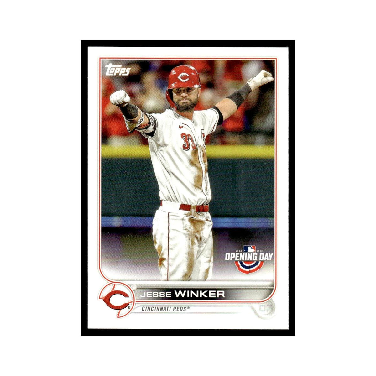 Jesse Winker 2022 Topps Opening Day #182 Cincinnati Reds Baseball Card NM