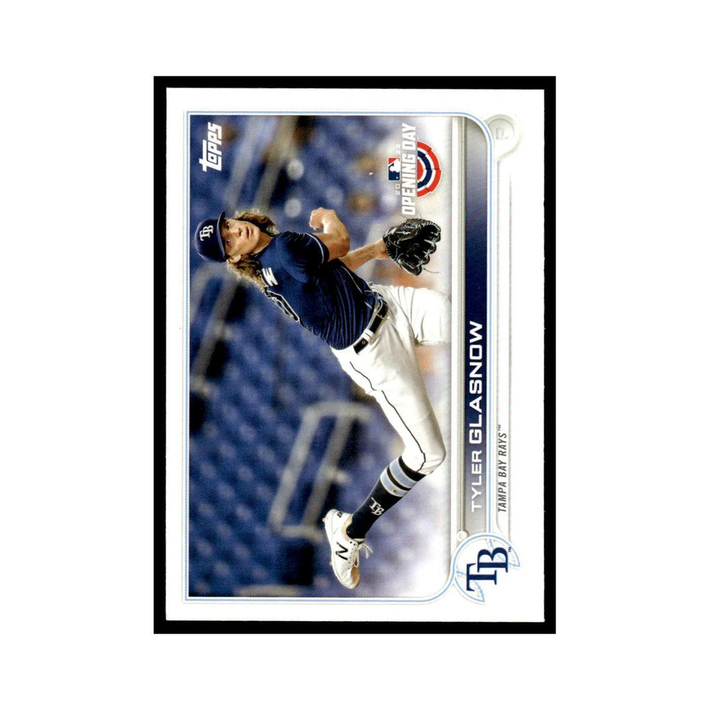 Tyler Glasnow 2022 Topps Opening Day #90 Tampa Bay Rays Baseball Card NM