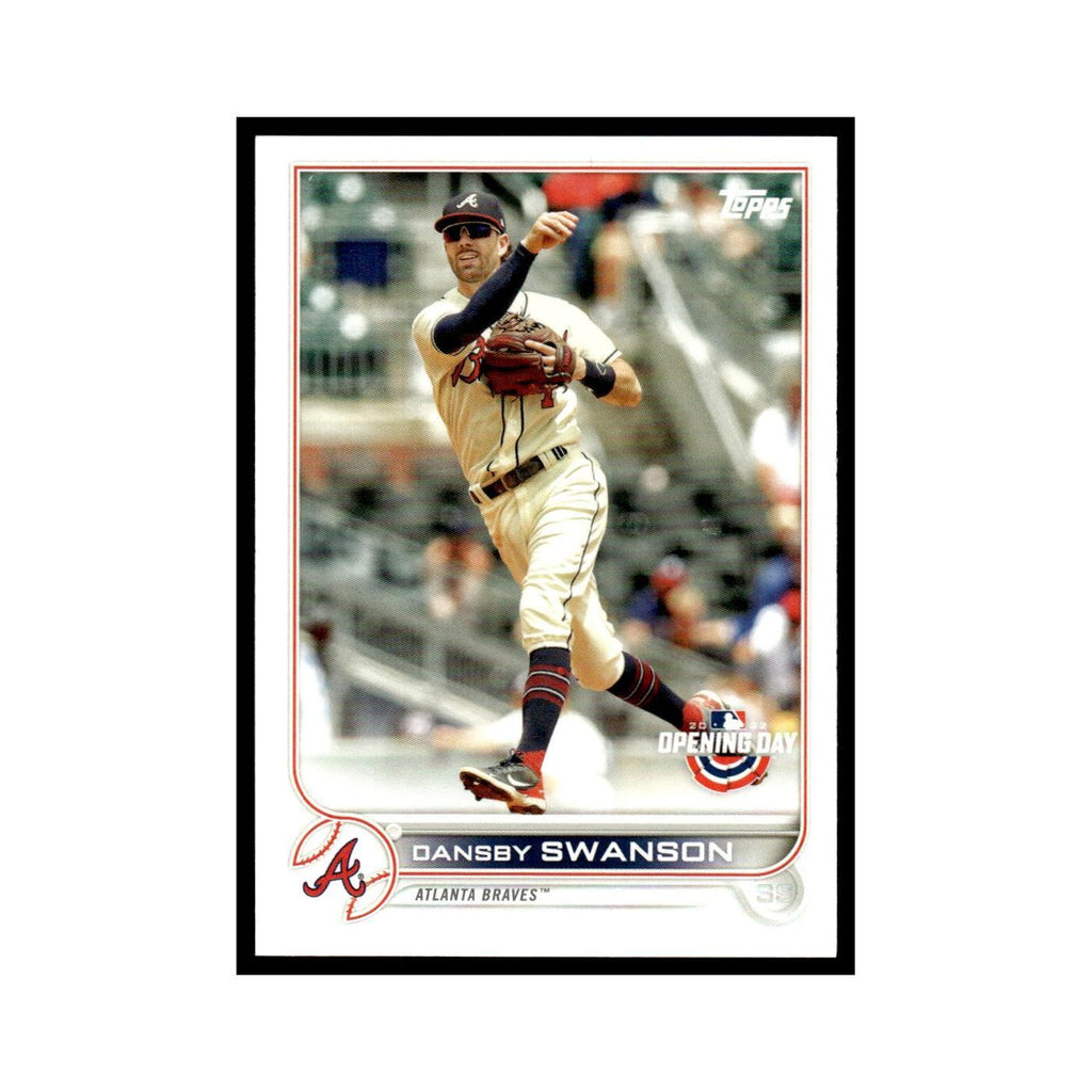 Dansby Swanson 2022 Topps Opening Day #21 Atlanta Braves Baseball Card NM
