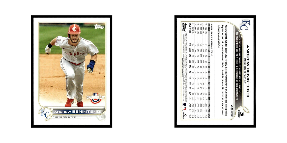 Andrew Benintendi 2022 Topps Opening Day #28 Kansas City Royals Baseball Card NM