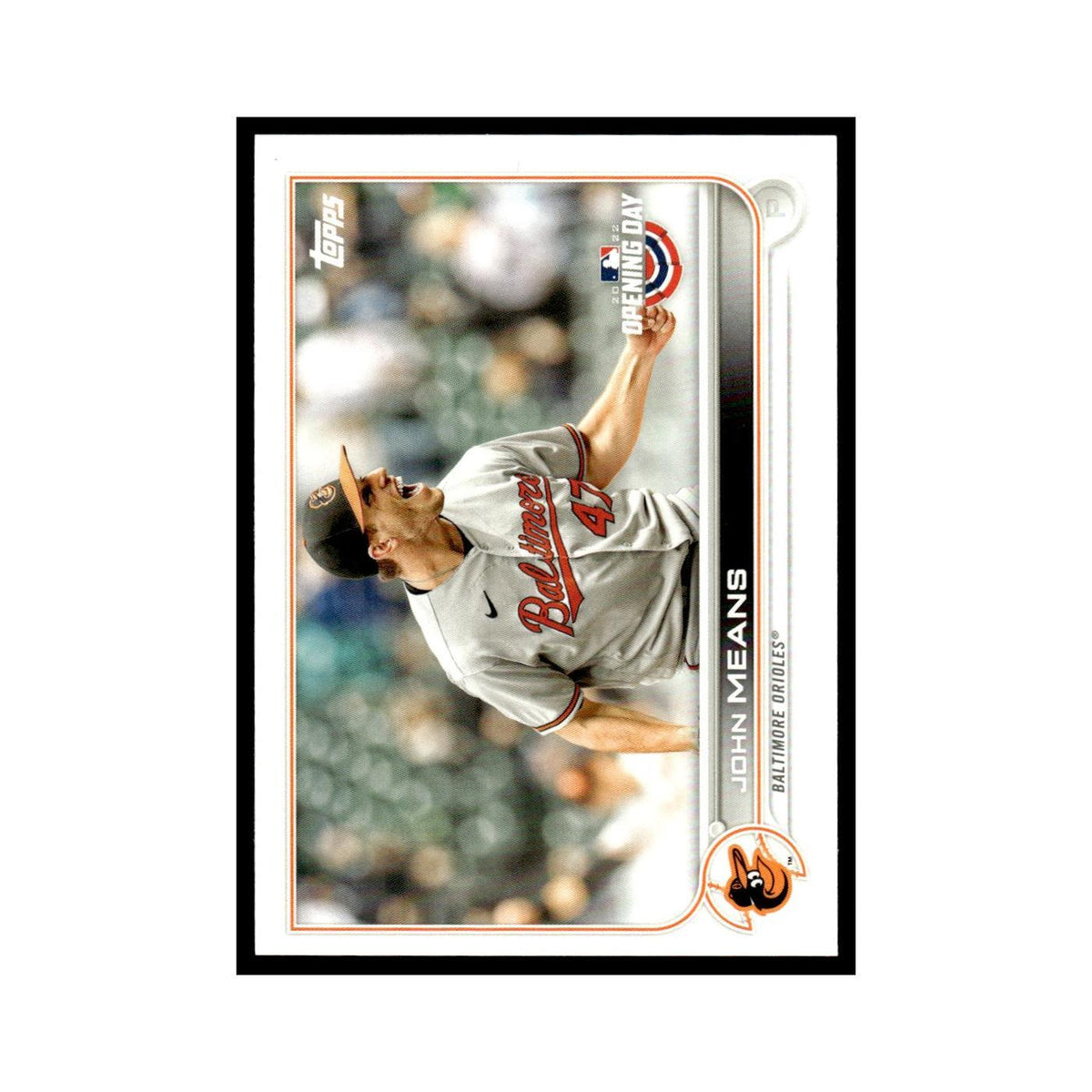 John Means 2022 Topps Opening Day #112 Baltimore Orioles Baseball Card NM