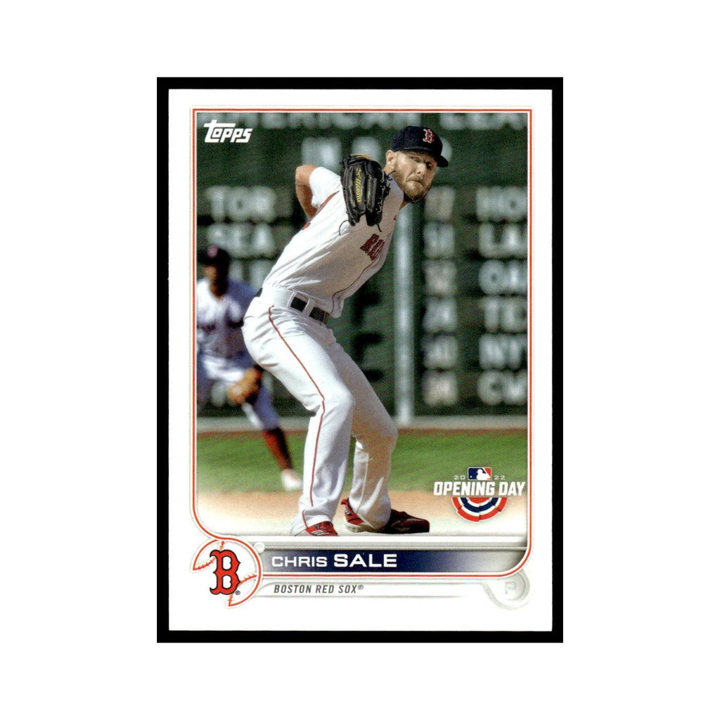 Chris Sale 2022 Topps Opening Day #142 Boston Red Sox Baseball Card NM