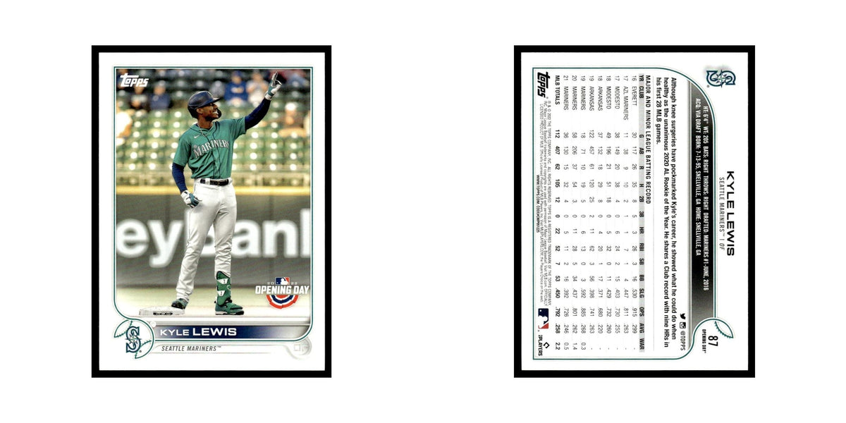 Kyle Lewis 2022 Topps Opening Day #87 Seattle Mariners Baseball Card NM