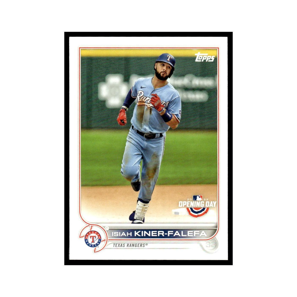 Isiah Kiner-Falefa 2022 Topps Opening Day #203 Texas Rangers Baseball Card NM