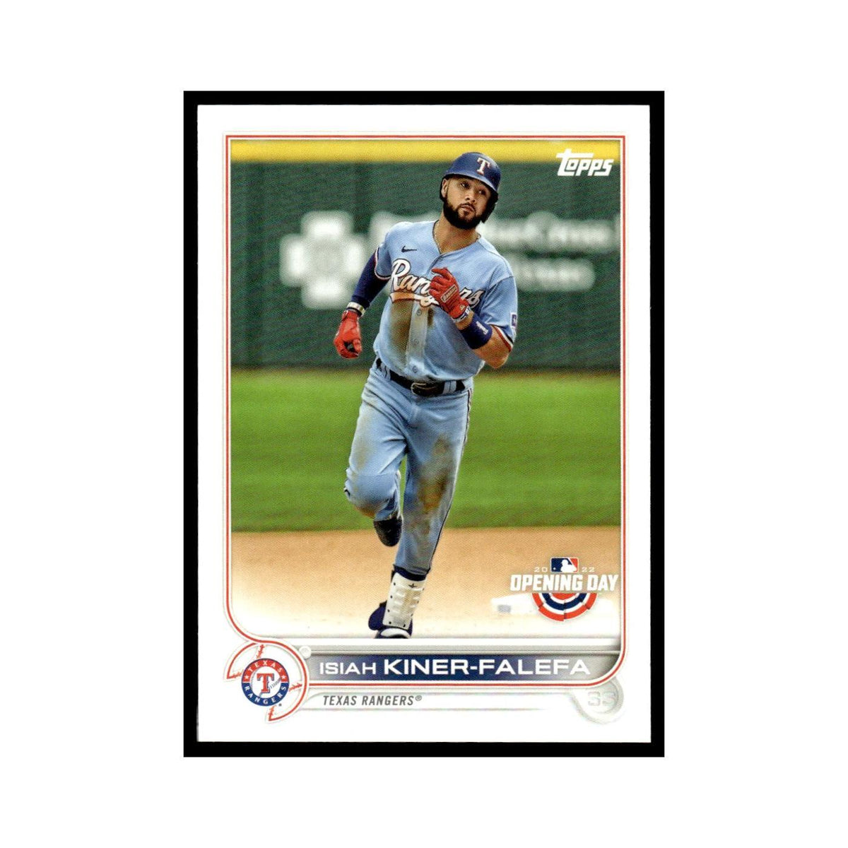 Isiah Kiner-Falefa 2022 Topps Opening Day #203 Texas Rangers Baseball Card NM