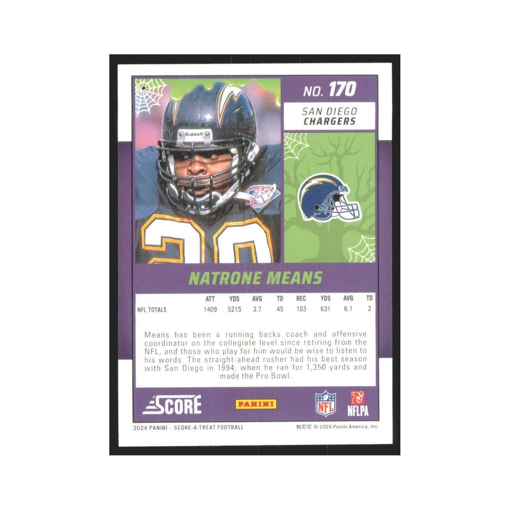 2024 Score-A-Treat Natrone Means San Diego Chargers #170