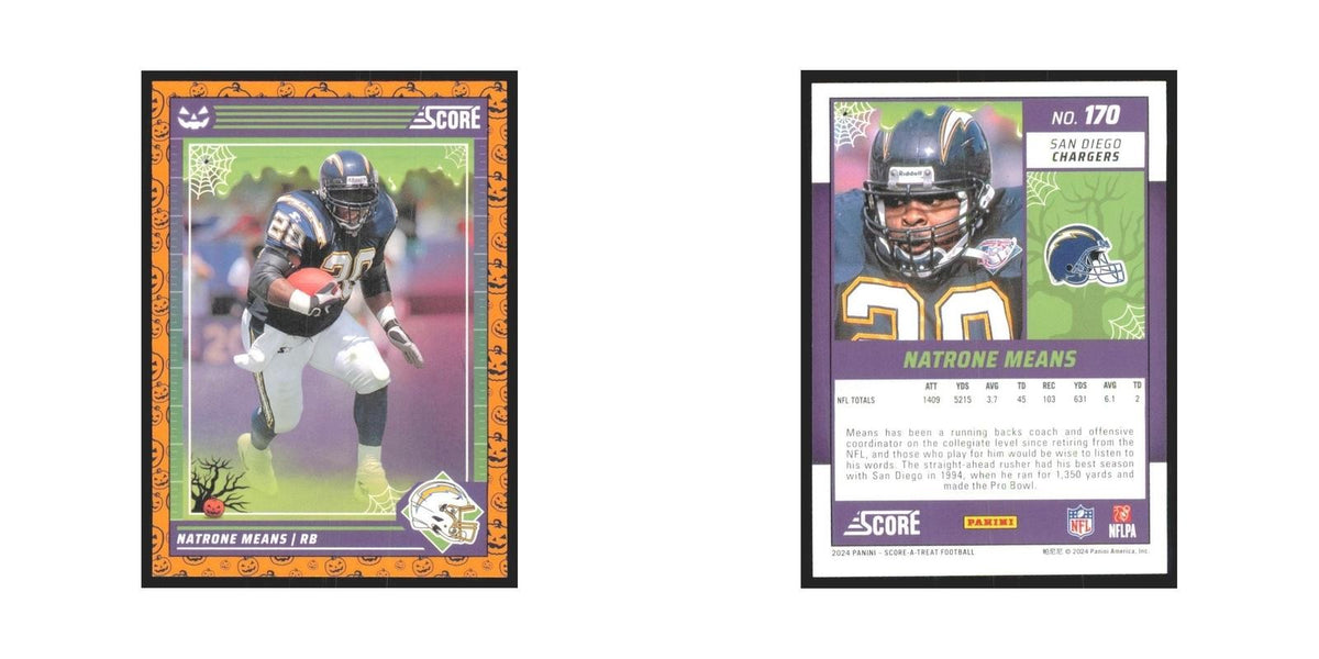 2024 Score-A-Treat Natrone Means San Diego Chargers #170