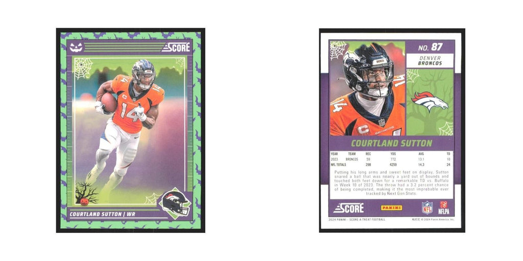 2024 Score-A-Treat Courtland Sutton Broncos #87